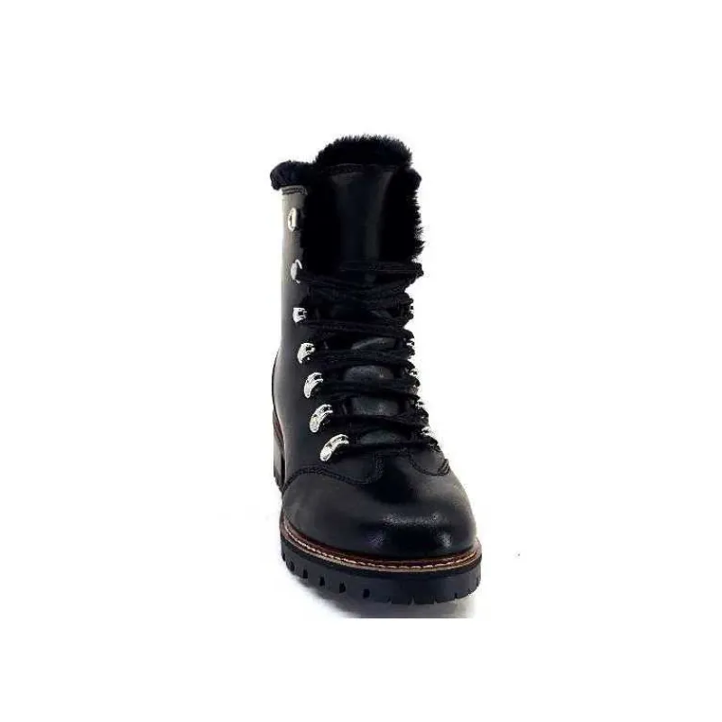 Fourrure|Fourrées<gemilli sarl - hooper Bottines Fourrées Mouton Hooper Shoes Albe Cuir Noir