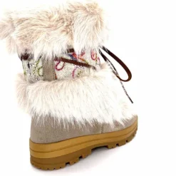 Neige|Montagne<Olang Bottines Fourrées Wanda Daim Argilla Beige