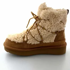 Montagne|Fourrure<sweet heritage Bottines Fourrées Praz Daim Fourrure Camel