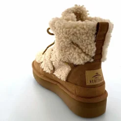 Montagne|Fourrure<sweet heritage Bottines Fourrées Praz Daim Fourrure Camel