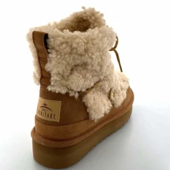 Montagne|Fourrure<sweet heritage Bottines Fourrées Praz Daim Fourrure Camel