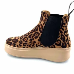 Bijoux|Bottines<GioPiu Bottines Gio+ Piada 04 E Textile Léopard Bijoux Marron