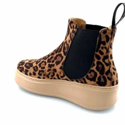 Bijoux|Bottines<GioPiu Bottines Gio+ Piada 04 E Textile Léopard Bijoux Marron