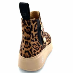 Bijoux|Bottines<GioPiu Bottines Gio+ Piada 04 E Textile Léopard Bijoux Marron