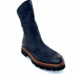 Rock|Basic<Ivoire0156 Bottines Ivoire 3270 Carrie Cuir Wash Marine Noir