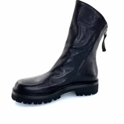 Rock|Basic<Ivoire0156 Bottines Ivoire 3270 Carrie Cuir Noir