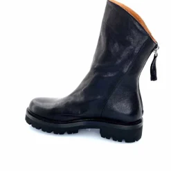 Rock|Basic<Ivoire0156 Bottines Ivoire 3270 Carrie Cuir Noir