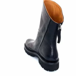 Rock|Basic<Ivoire0156 Bottines Ivoire 3270 Carrie Cuir Noir