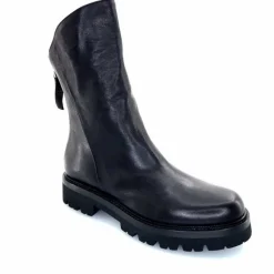 Rock|Basic<Ivoire0156 Bottines Ivoire 3270 Carrie Cuir Noir