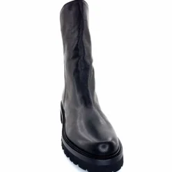 Rock|Basic<Ivoire0156 Bottines Ivoire 3270 Carrie Cuir Noir