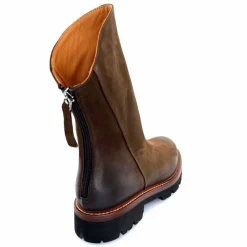 Rock|Basic<Ivoire0156 Bottines Ivoire 3270 Carrie Cuir Wash Marron