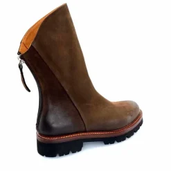 Rock|Basic<Ivoire0156 Bottines Ivoire 3270 Carrie Cuir Wash Marron