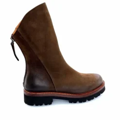 Rock|Basic<Ivoire0156 Bottines Ivoire 3270 Carrie Cuir Wash Marron