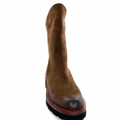 Rock|Basic<Ivoire0156 Bottines Ivoire 3270 Carrie Cuir Wash Marron