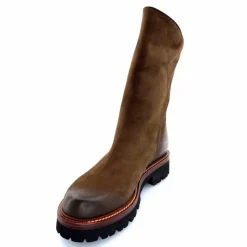 Rock|Basic<Ivoire0156 Bottines Ivoire 3270 Carrie Cuir Wash Marron