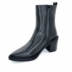 Basic|Bottines<belang Bottines Ivoire 303 Cuir Noir