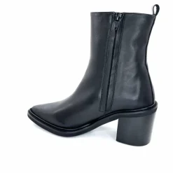 Basic|Bottines<belang Bottines Ivoire 303 Cuir Noir