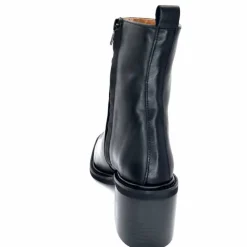 Basic|Bottines<belang Bottines Ivoire 303 Cuir Noir