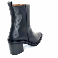 Basic|Bottines<belang Bottines Ivoire 303 Cuir Noir