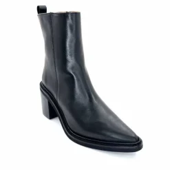 Basic|Bottines<belang Bottines Ivoire 303 Cuir Noir