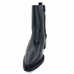 Basic|Bottines<belang Bottines Ivoire 303 Cuir Noir