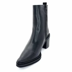 Basic|Bottines<belang Bottines Ivoire 303 Cuir Noir