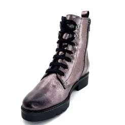 Bottines<We Do Bottines Ivoire 77707 Cuir Plomb Acier