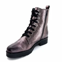 Bottines<We Do Bottines Ivoire 77707 Cuir Plomb Acier
