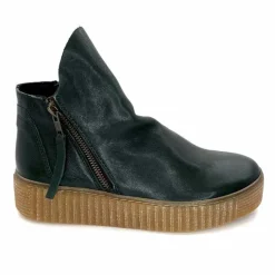 Compensées & Plateformes|Bottines<follia dolce Bottines Ivoire 411 Cuir Vert