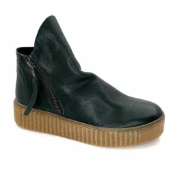 Compensées & Plateformes|Bottines<follia dolce Bottines Ivoire 411 Cuir Vert