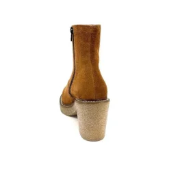 Bottines<Ivoire0104a Bottines Ivoire 52245 Daim Cognac