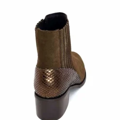 Elégant|Bottines<We Do Bottines Ivoire 99885 Daim Marron