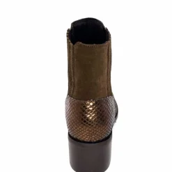 Elégant|Bottines<We Do Bottines Ivoire 99885 Daim Marron