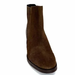 Elégant|Bottines<We Do Bottines Ivoire 99885 Daim Marron
