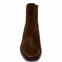 Elégant|Bottines<We Do Bottines Ivoire 99885 Daim Marron