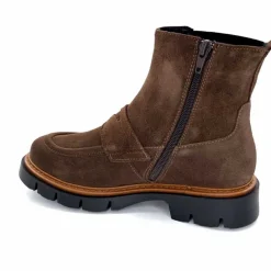 Masculin|Bottines<Ivoire0351a Bottines Ivoire 2546057 Daim Marron