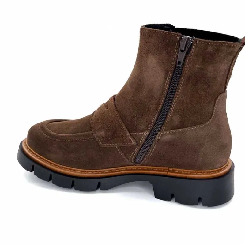 Masculin|Bottines<Ivoire0351a Bottines Ivoire 2546057 Daim Marron