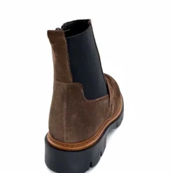Masculin|Bottines<Ivoire0351a Bottines Ivoire 2546057 Daim Marron