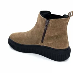 Décontracté|Basic<marchesini Bottines Ivoire 659020 Daim Taupe