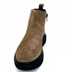Décontracté|Basic<marchesini Bottines Ivoire 659020 Daim Taupe