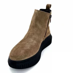 Décontracté|Basic<marchesini Bottines Ivoire 659020 Daim Taupe