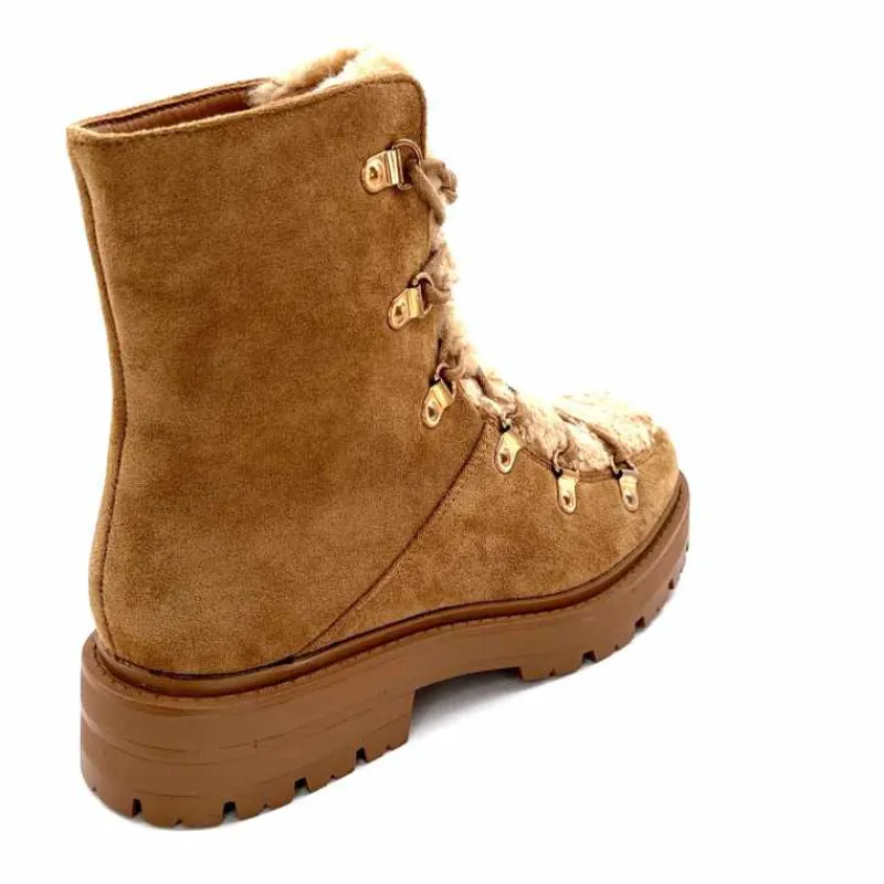 Montagne|Bottines<svetonio - h.l calzature srl Bottines Ivoire 23136-43 Daim Taupe Camel