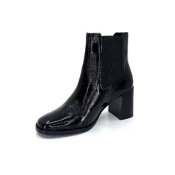 Elégant|Bottines<We Do Bottines Ivoire 99647a Cuir Vernis Noir