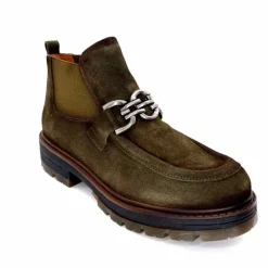 Masculin|Mocassins<Ivoire0036a Bottines Ivoire Cv5059 Daim Olive Vert