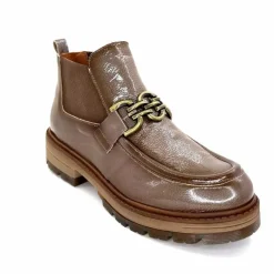 Masculin|Bottines<Ivoire0036a Bottines Ivoire Cv5059 Vernis Taupe