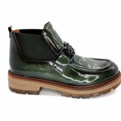 Masculin<Ivoire0036a Bottines Ivoire Cv5059 Vernis Olive Vert