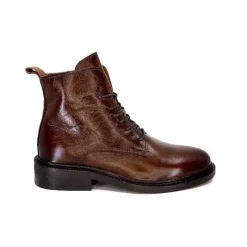 Basic|Bottines<Ivoire0460a Bottines Ivoire Jobert Cuir Marron