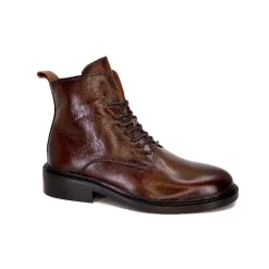 Basic|Bottines<Ivoire0460a Bottines Ivoire Jobert Cuir Marron