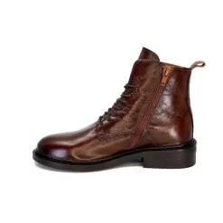 Basic|Bottines<Ivoire0460a Bottines Ivoire Jobert Cuir Marron