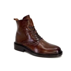 Basic|Bottines<Ivoire0460a Bottines Ivoire Jobert Cuir Marron